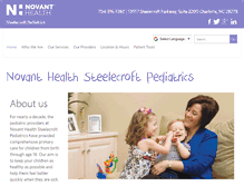 Tablet Screenshot of nhsteelecroftpediatrics.org